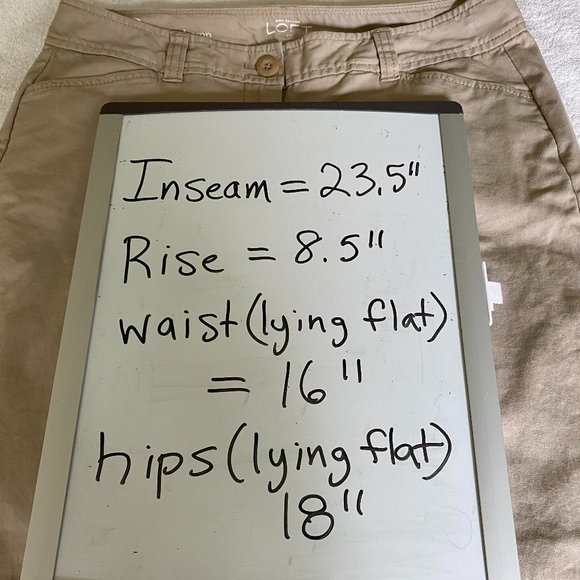 Tan cotton capris - Picture 4 of 10